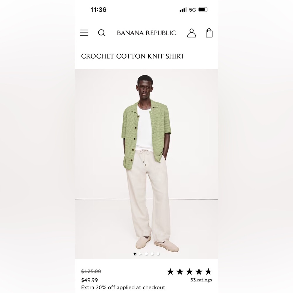 Banana Republic Sage Knit Top